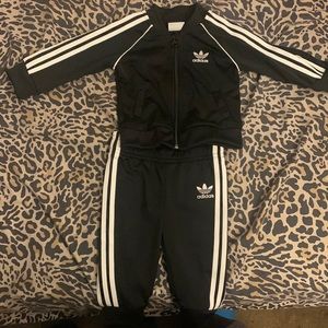 Baby adidas track set